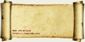 Tomanija Jaćimović vizit kartica